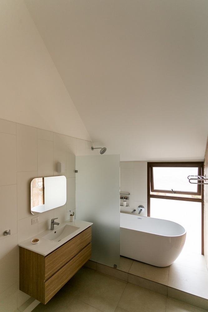 Casa Larga — zona de estar con vista al norte, arquitecto Alejandro Soffia